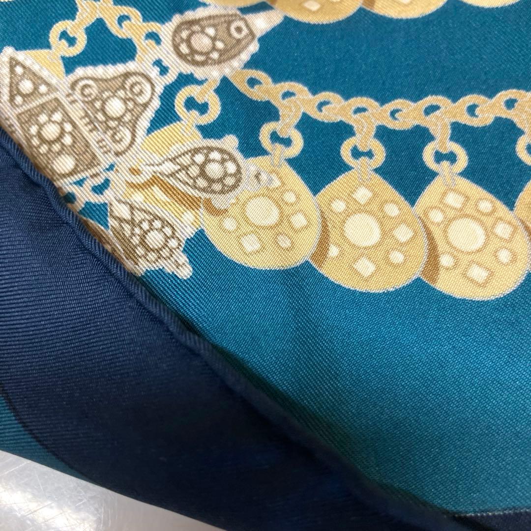 E100 HERMES エルメス カレ 90 KOSMIMA 宇宙 スカーフ