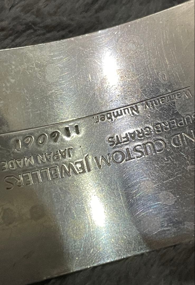 希少 end custom jewellers バングル シルバー925