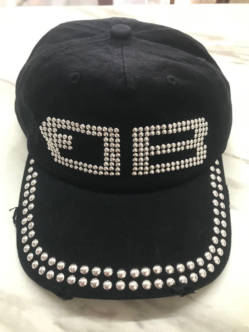 未使用 BEEDEN BD STUDS DAMAGE CAP BLACK#104