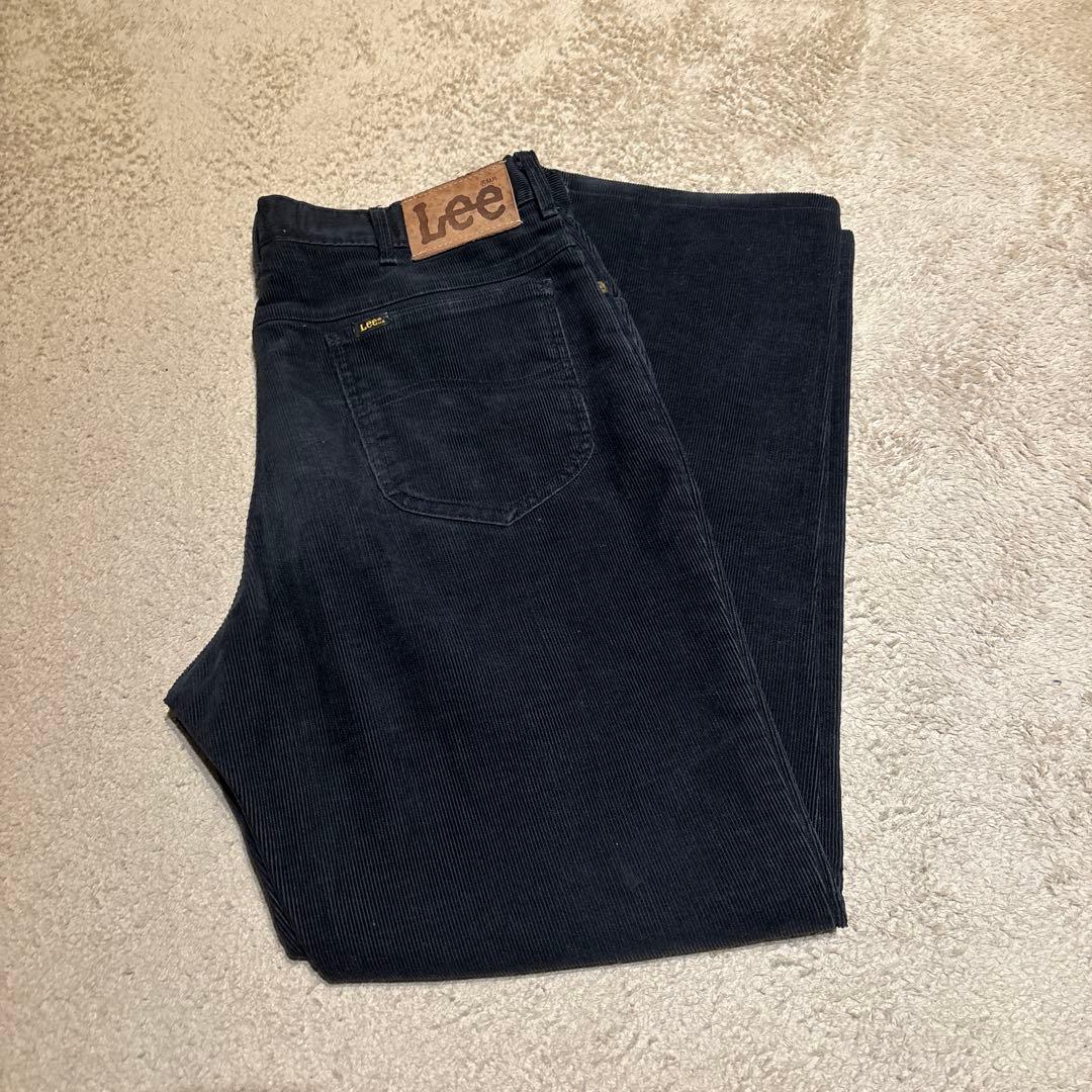 Lee 200 2801 USA製　ブラック　コーデュロイパンツ　W36程度