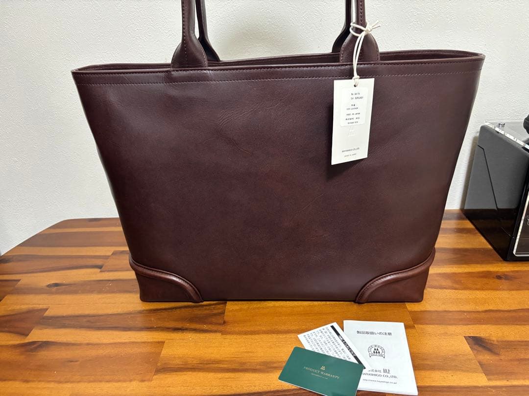 ☆未使用☆FIVE WOODS PLATEAU Lファイブウッズ レザートート