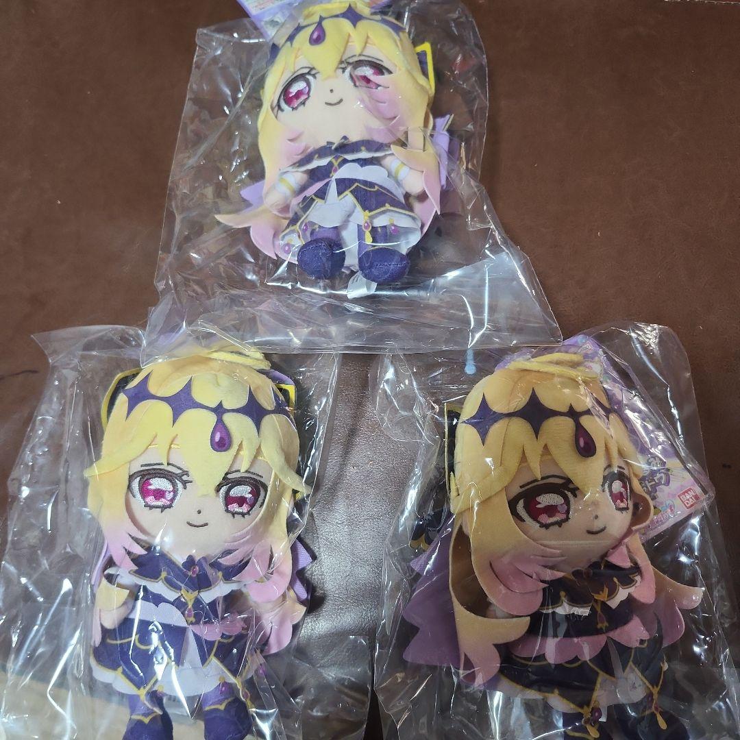 名探偵プリキュア キュアフレンズぬいぐるみ　キュアアルカナシャドウ3体