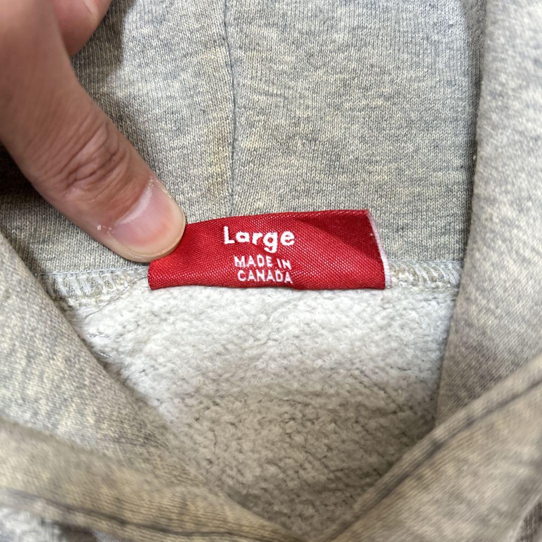 Supreme Box Logo Hooded Sweatshirt L グレー