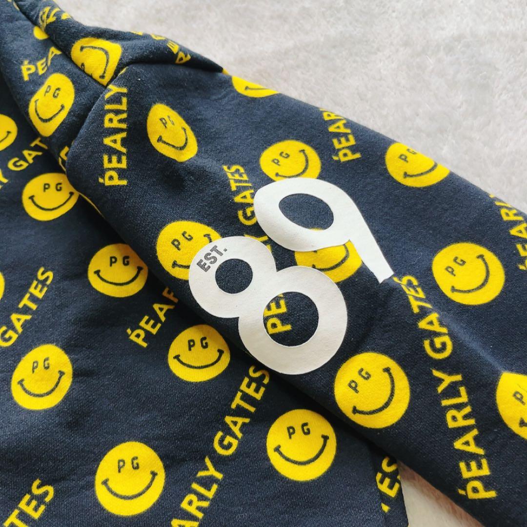 美品　パーリーゲイツ　セットアップ　にこ　スマイル　パーカー　スカート　デニム