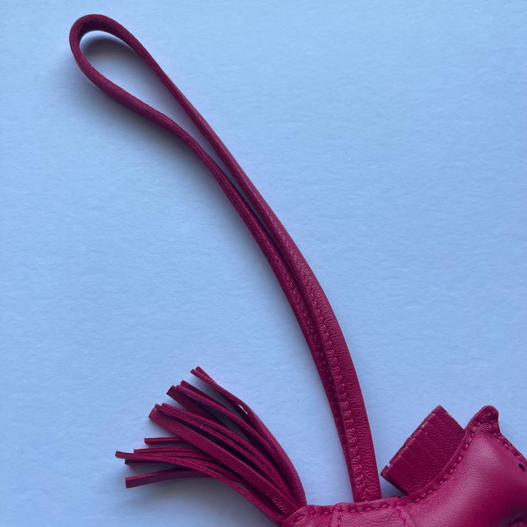 エルメス ロデオ チャームPM ローズメキシコ