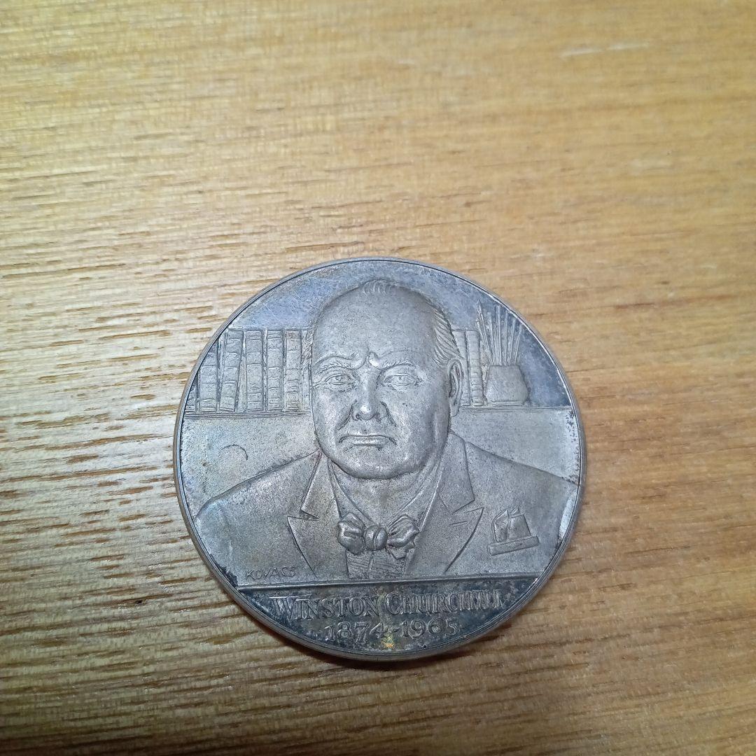 500円記念シルバー1000 。日生クラブ表彰純銀　チャーチルシルバーメダル