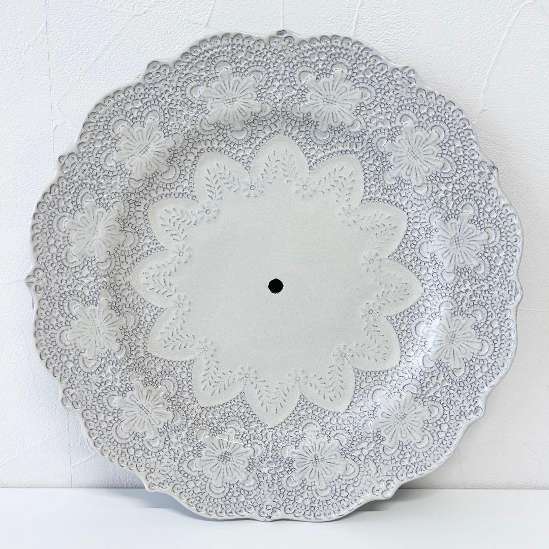 VBC ブルーレース ケーキスタンド 3段 アフタヌーンティー