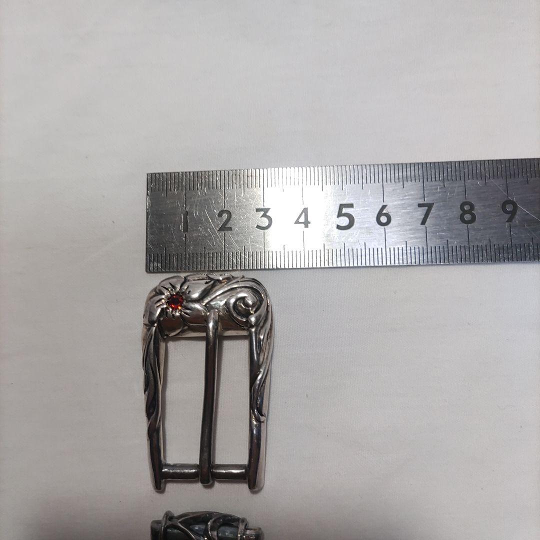 SILVER925 バックル　ベルト通し