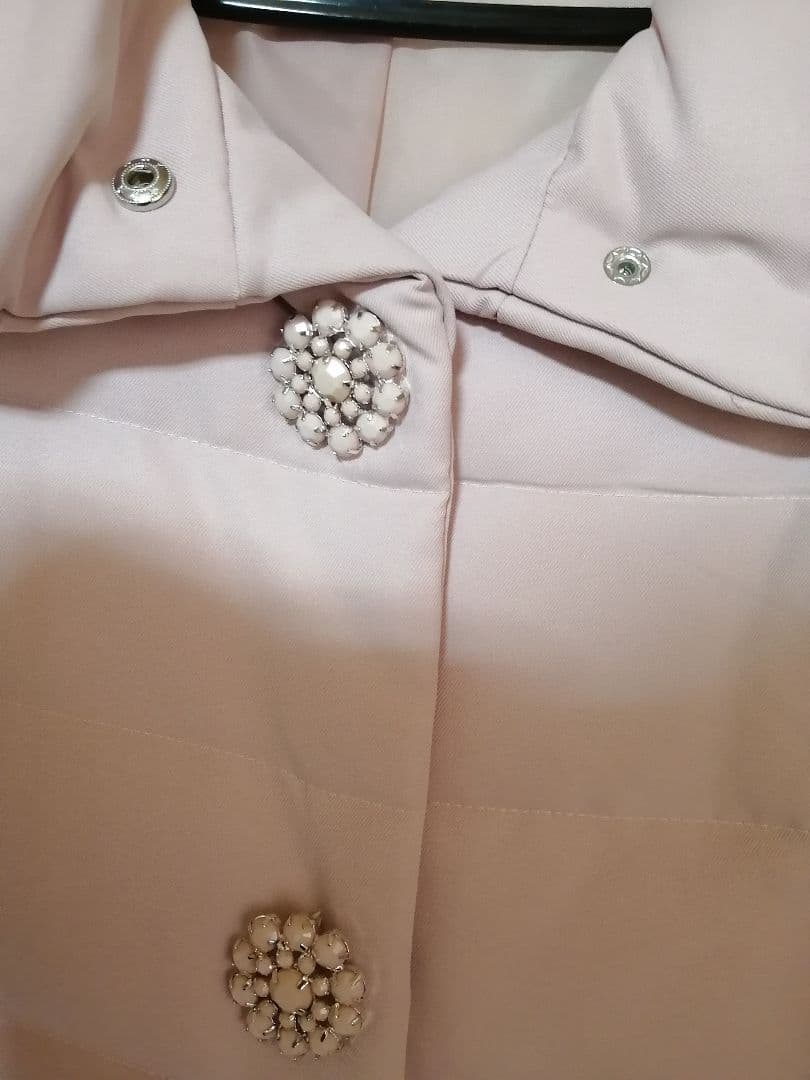 ビスコンティ　ダウンコート　フリル　ダウン　コート　ピンク