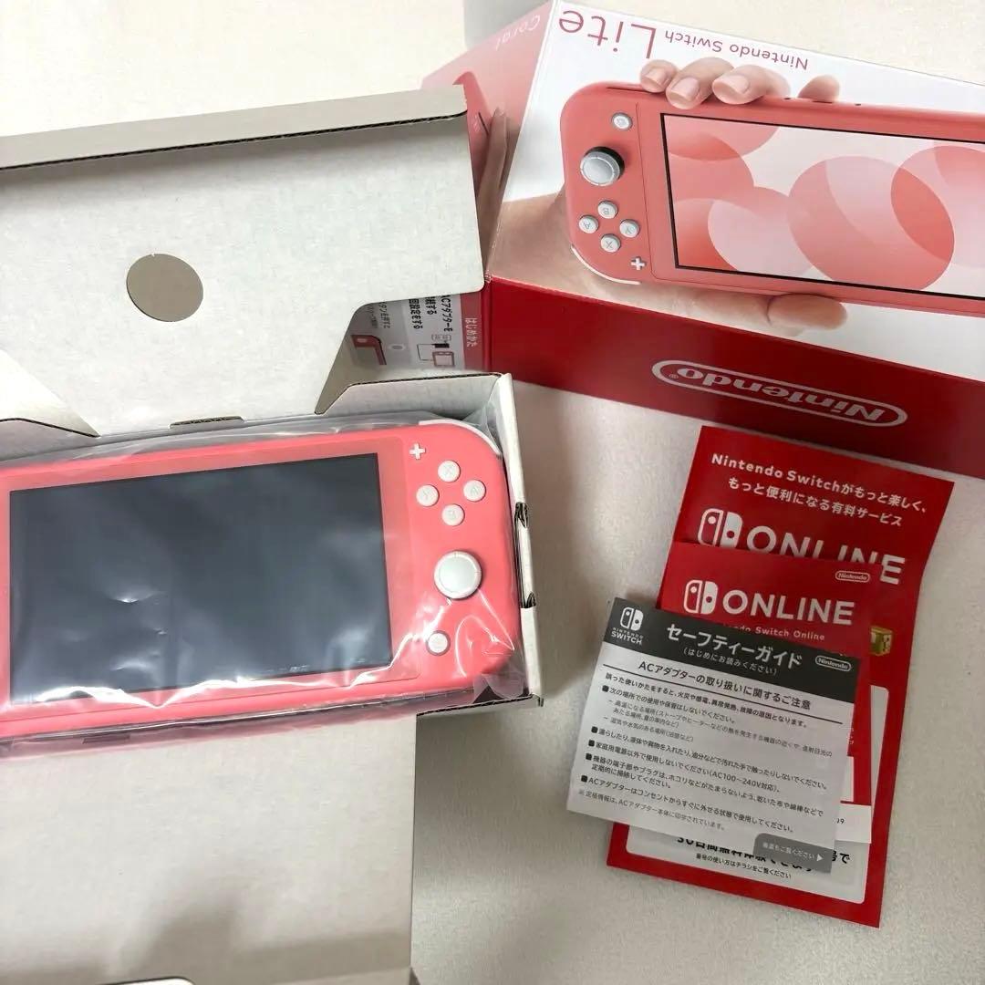 Nintendo Switch Lite ピンク 本体　初期化、動作確認済み