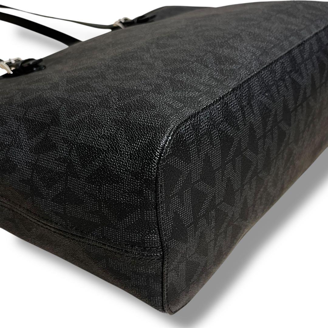 未使用級 マイケルコース トートバッグ 肩掛け 大容量 A4◎ MKシグネチャー