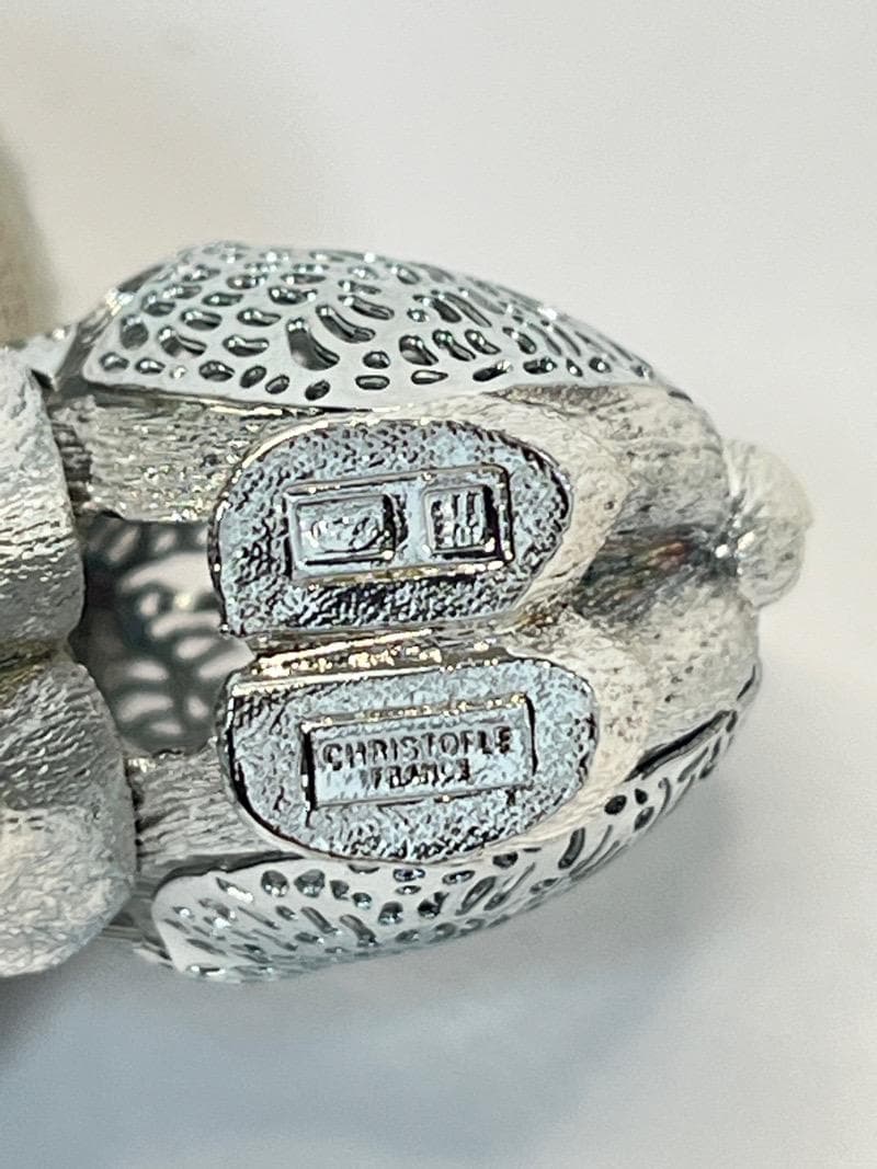 【美品】クリストフル リュミエール コレクション 猫 子猫 クリストフルシルバー