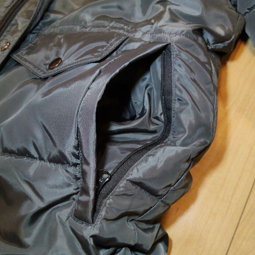 Sサイズ【ルースイソンブラ】中綿 ベンチコート フード付 軽量 極暖 送料無料