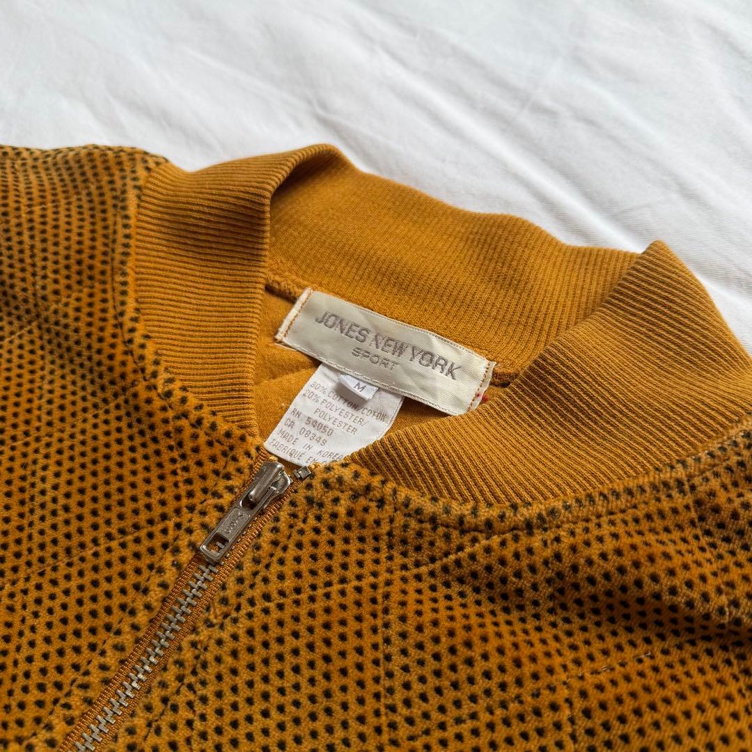 ジャケット・アウター vintage pattern quilting bomber jacket