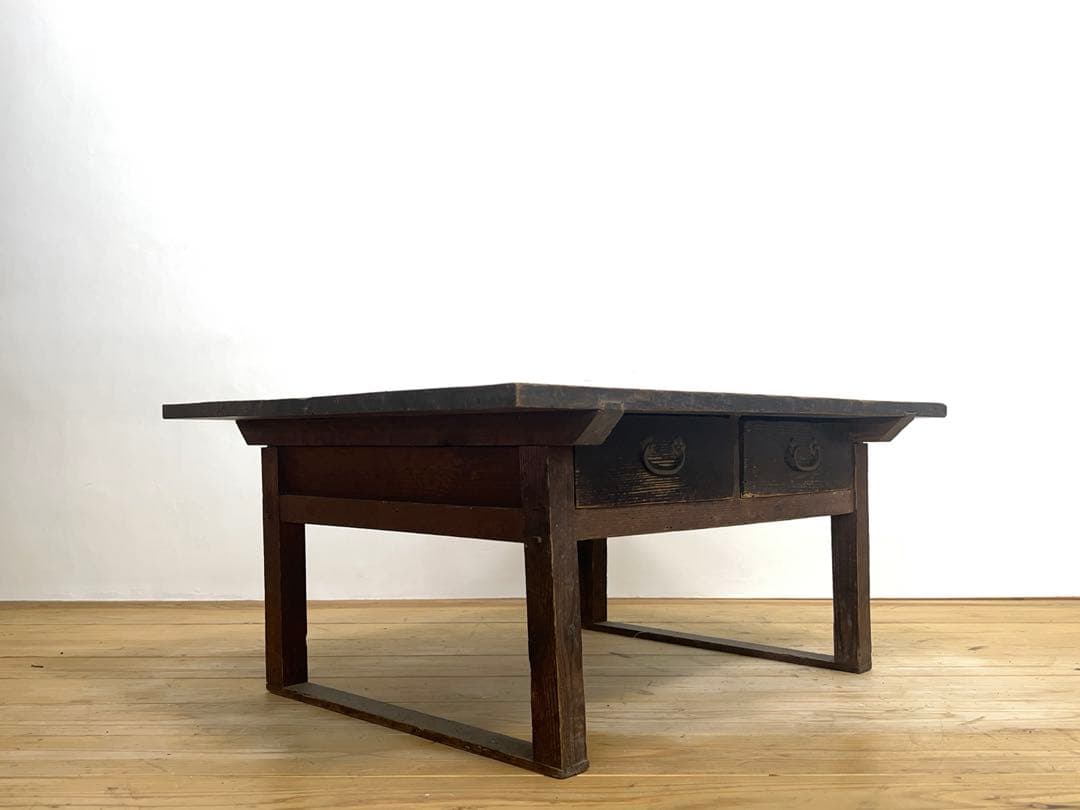 文机　座卓　机　M085　古道具　古家具　和家具　ビンテージ　アンティーク