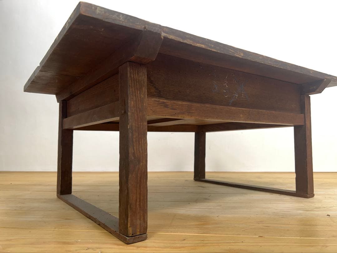 文机　座卓　机　M085　古道具　古家具　和家具　ビンテージ　アンティーク