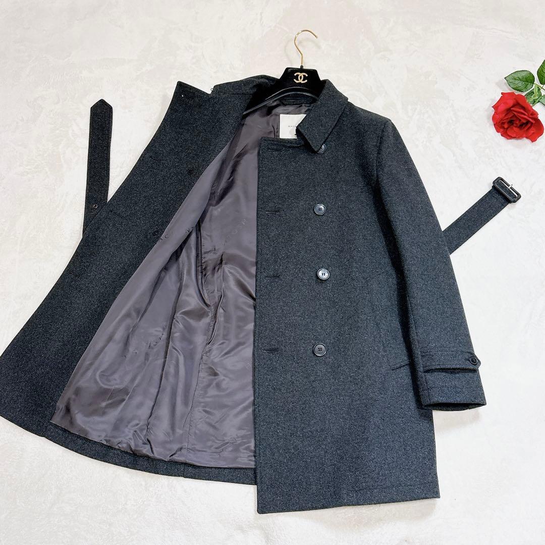 新品同様✨　マッキントッシュ　トレンチコート　38 グレー　ウール