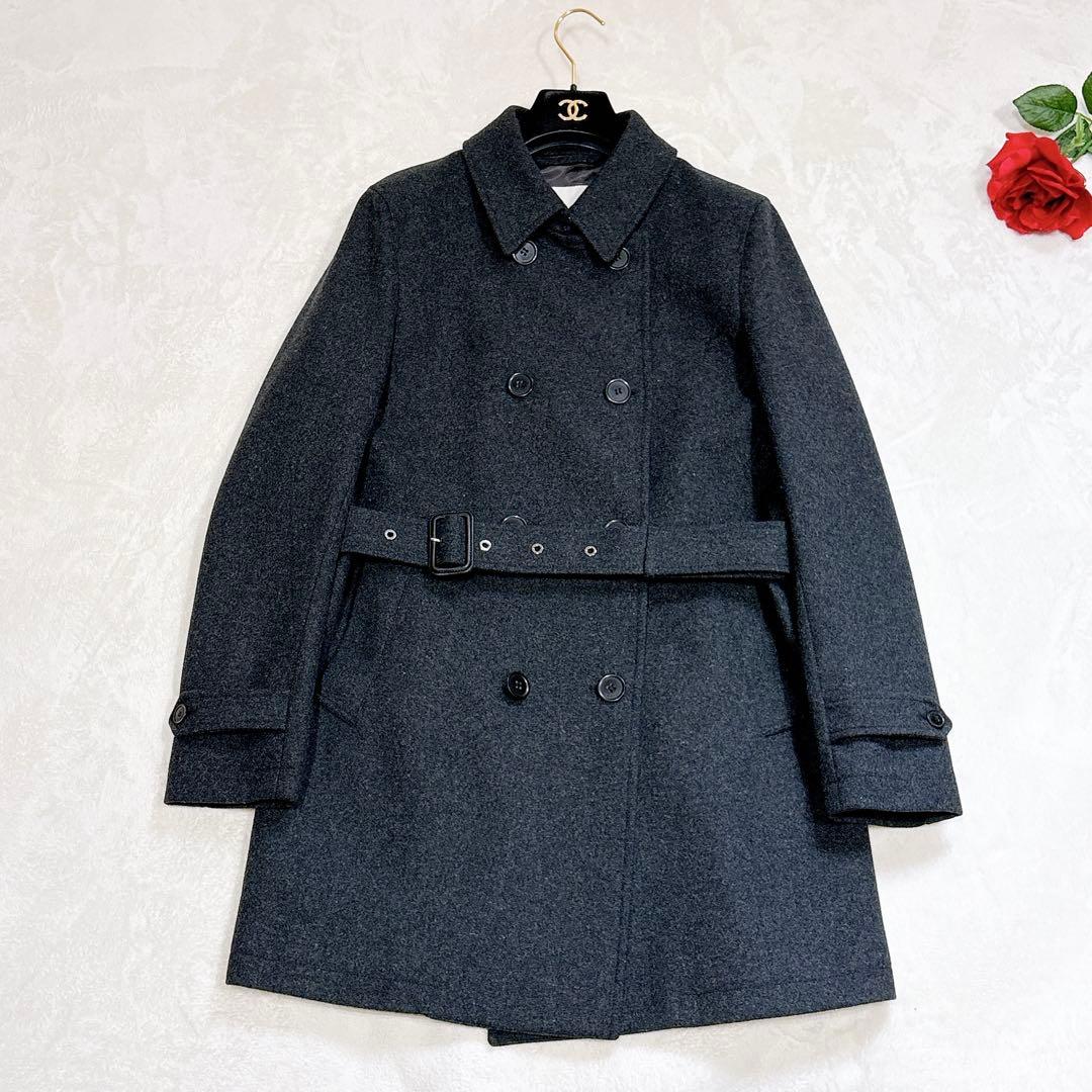 新品同様✨　マッキントッシュ　トレンチコート　38 グレー　ウール