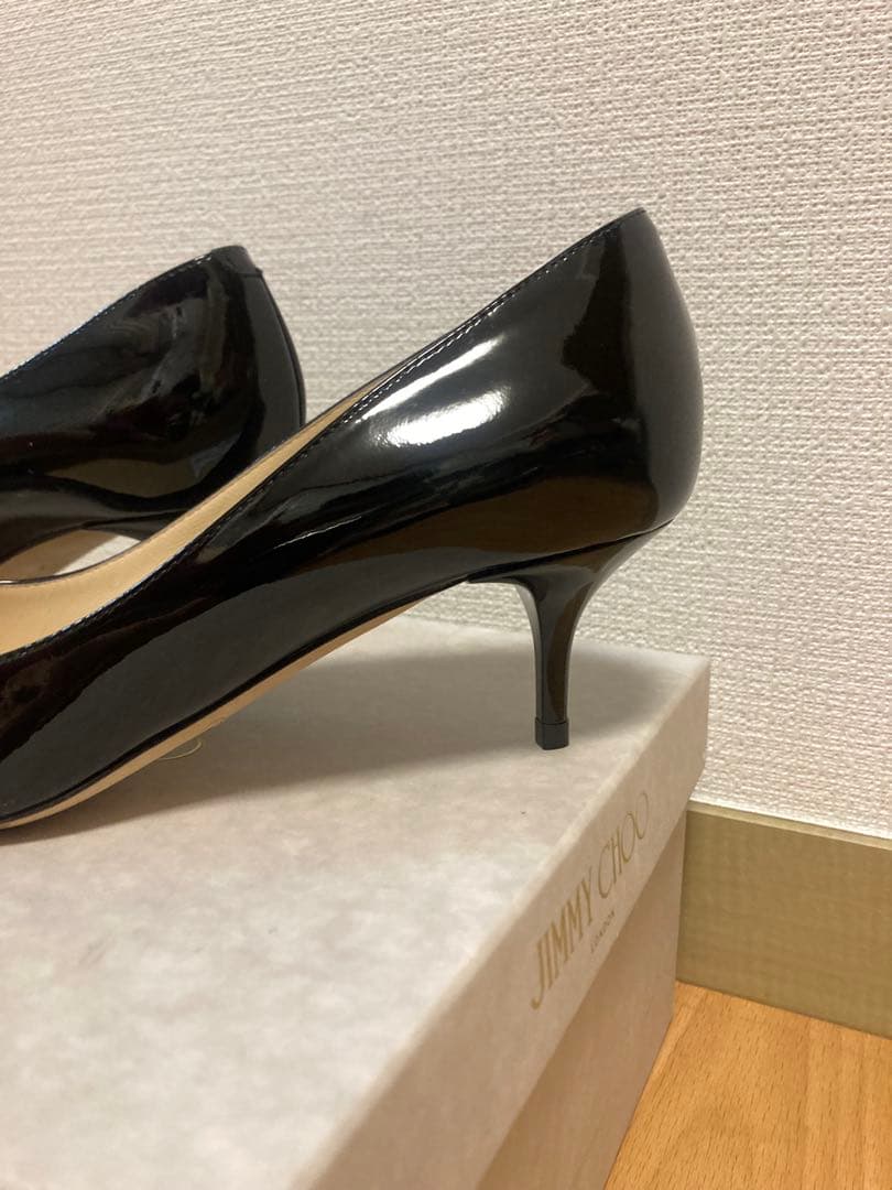 【試着のみ】JIMMY CHOO エナメルパンプス AZA 36½
