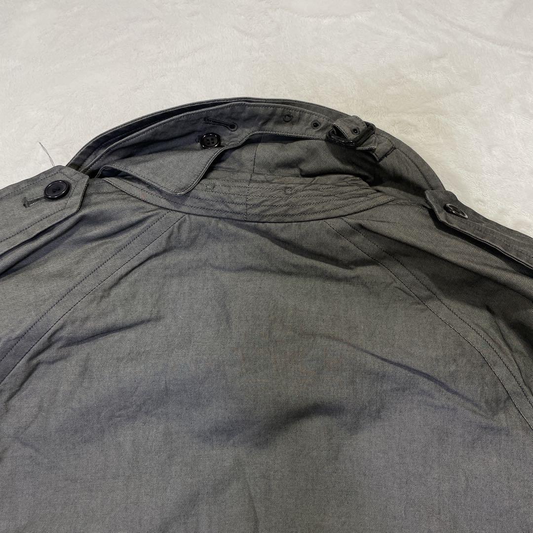 バーバリープローサム英国製トレンチコートヴィンテージグレーライナー付チェック