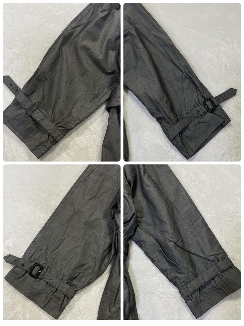 バーバリープローサム英国製トレンチコートヴィンテージグレーライナー付チェック