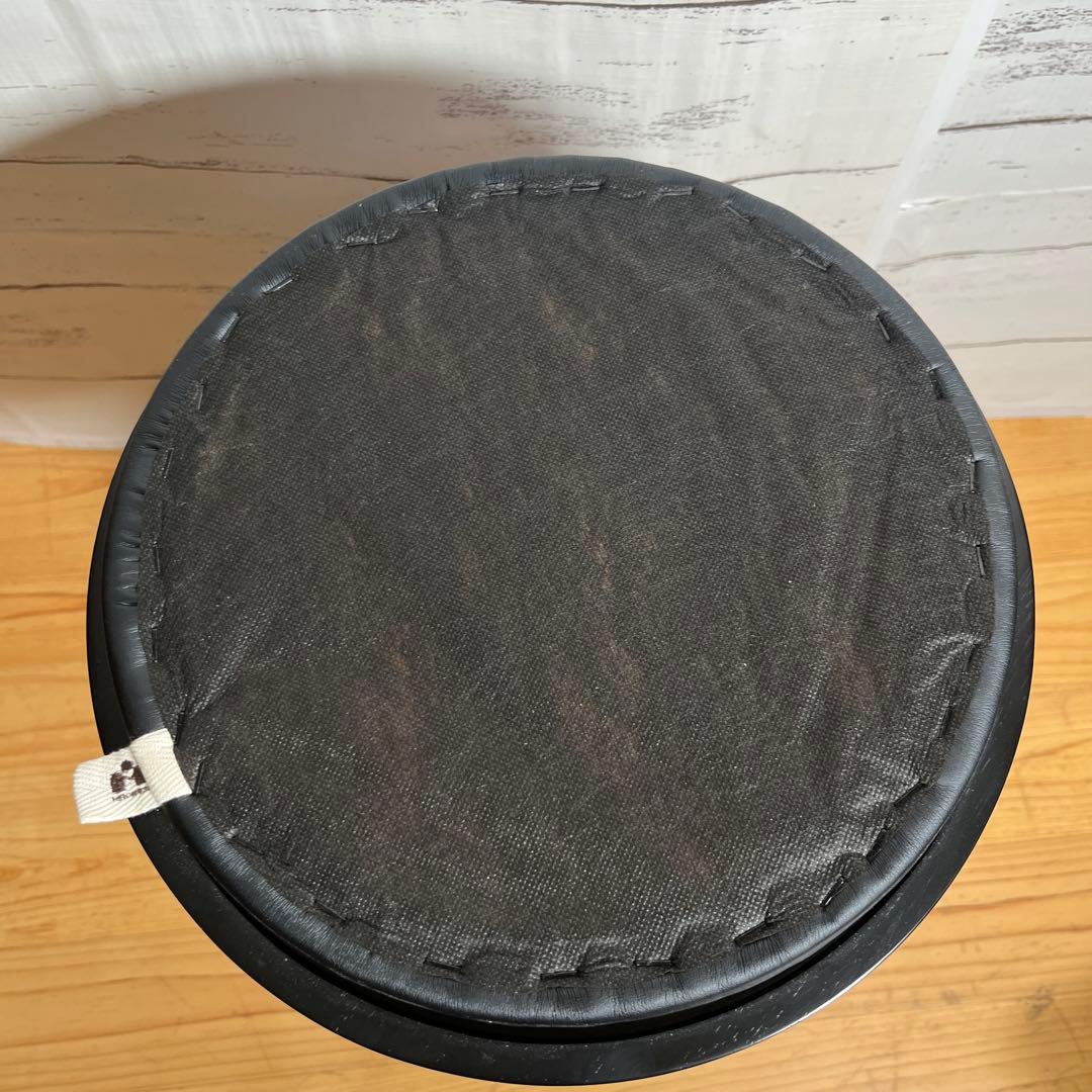 広松木工　LUME スツール　回転式　サイドテーブル　ミニクッション