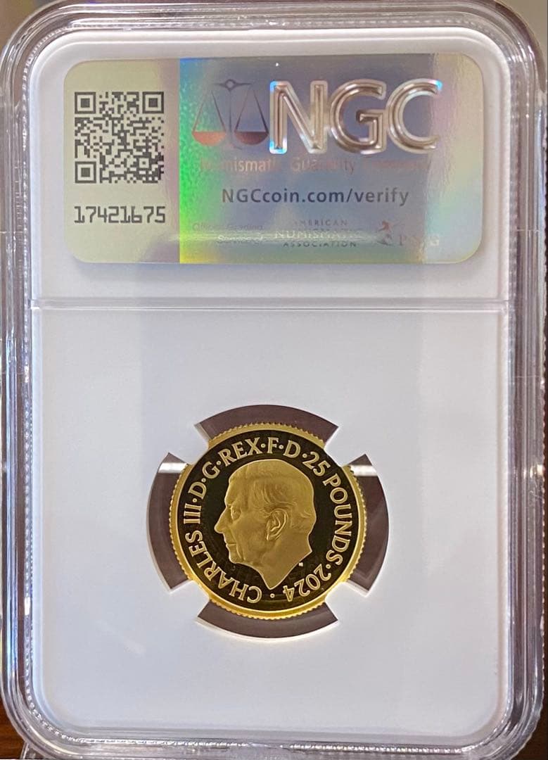 ☆のんちゃん☆2024イギリス ブリタニア プルーフ1/4 オンス