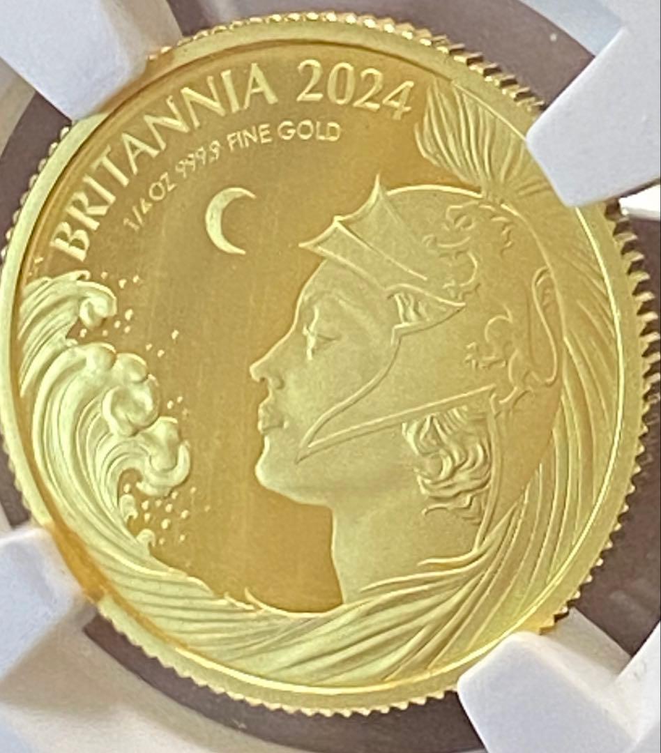 ☆のんちゃん☆2024イギリス ブリタニア プルーフ1/4 オンス