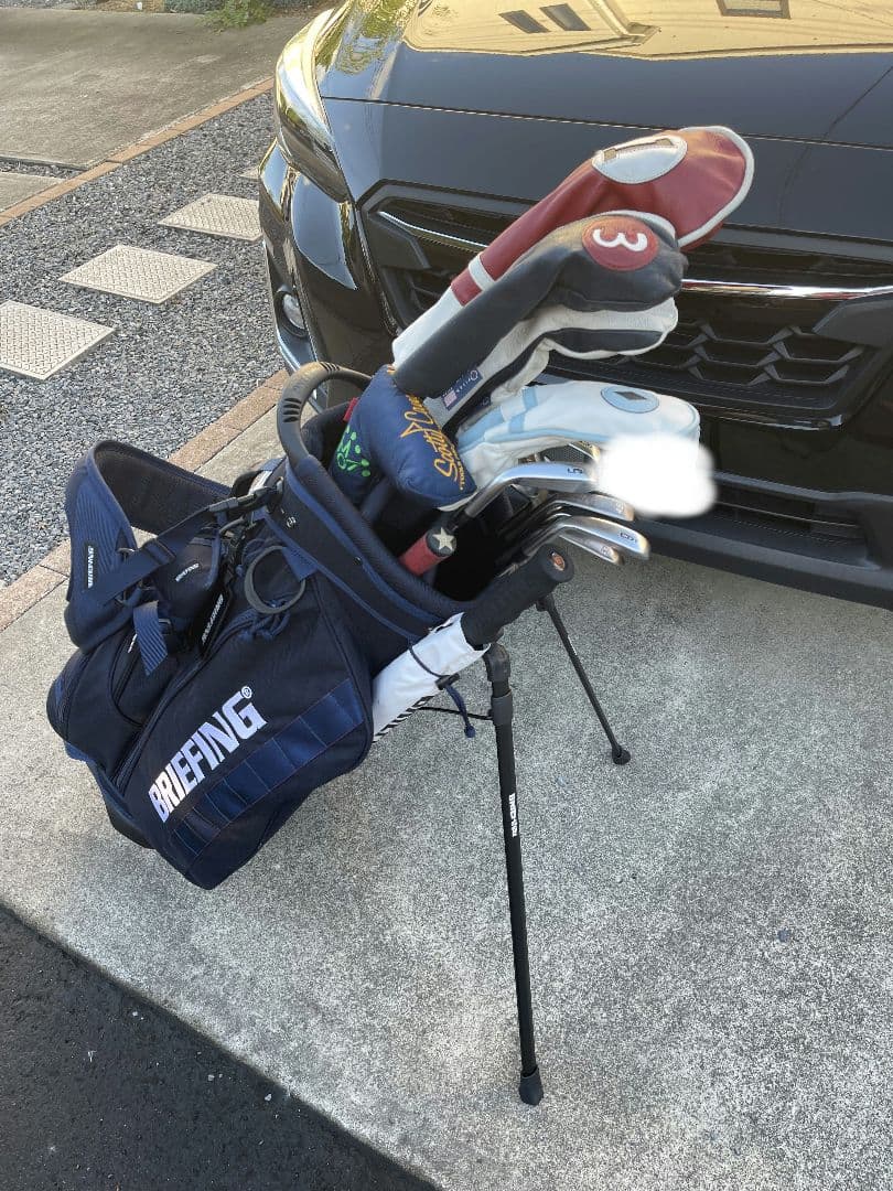 【USED】BRIEFING キャディバッグ CR-4 #03 ネイビー