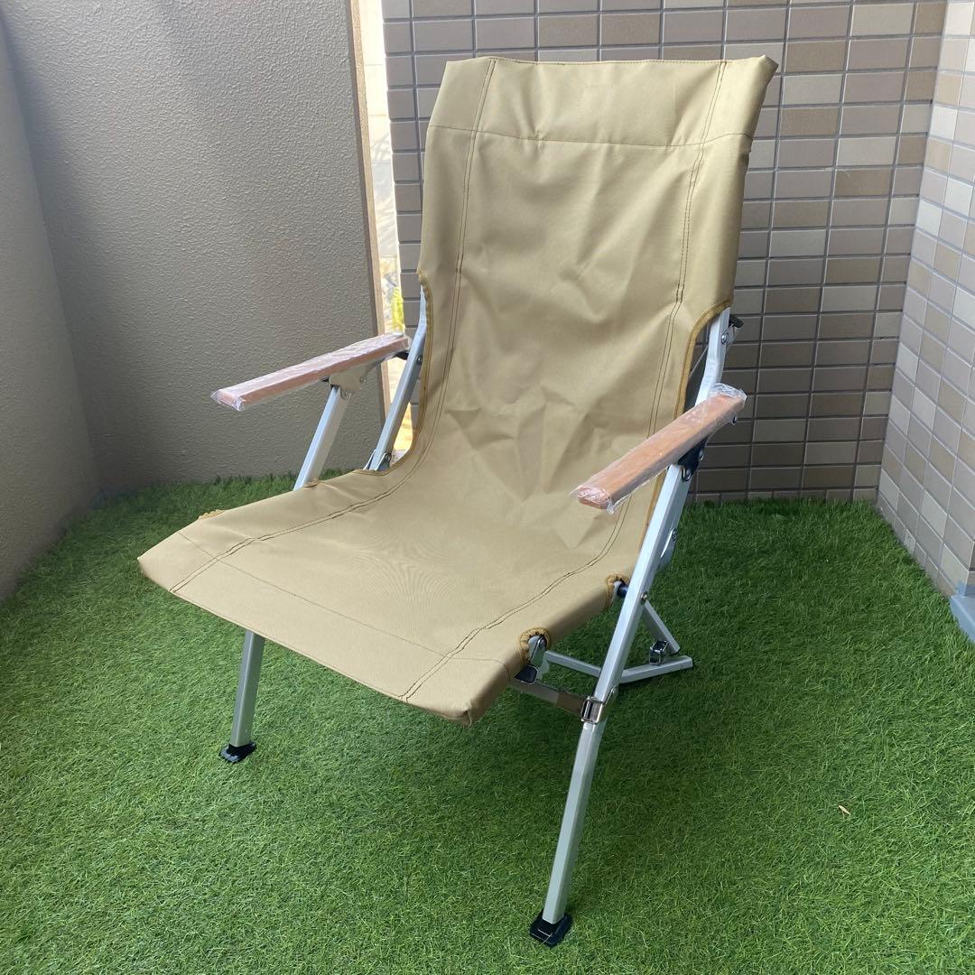 リリー【新品スノーピークOEM品】ローチェア30 カーキ 3脚セット