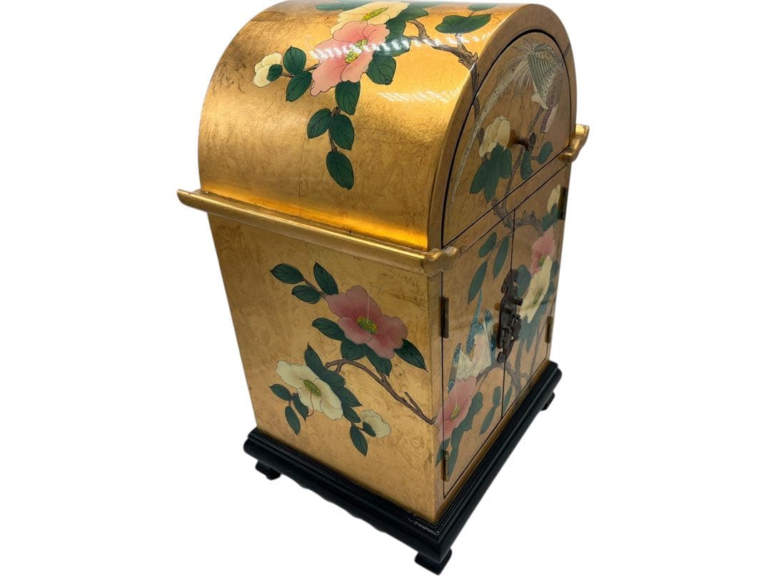 鏡台 化粧台 小物入 6段 引出収納 収納棚 木工芸 レトロ アンティーク 中国