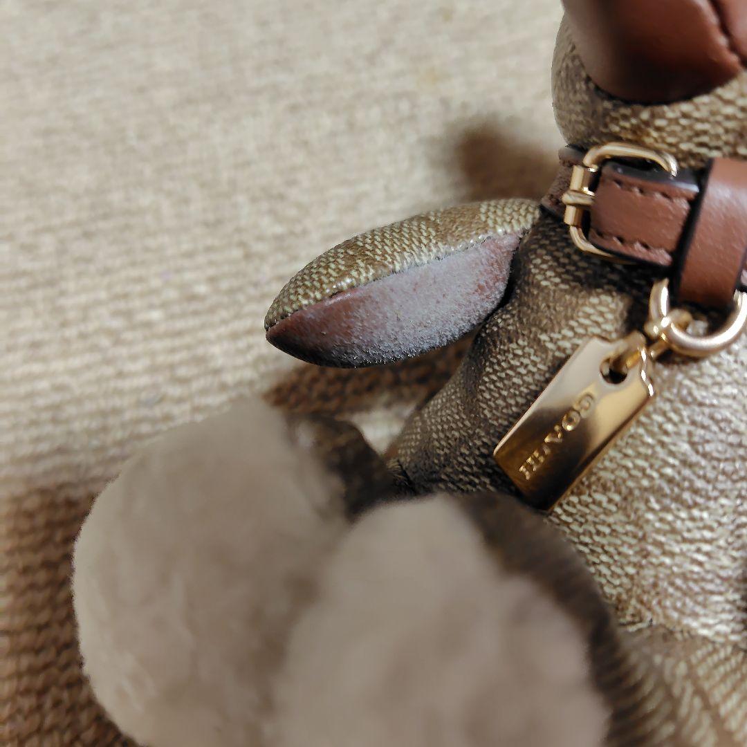 COACH　テディベア　クマ型レザーキーホルダー ブラウン　新品未使用