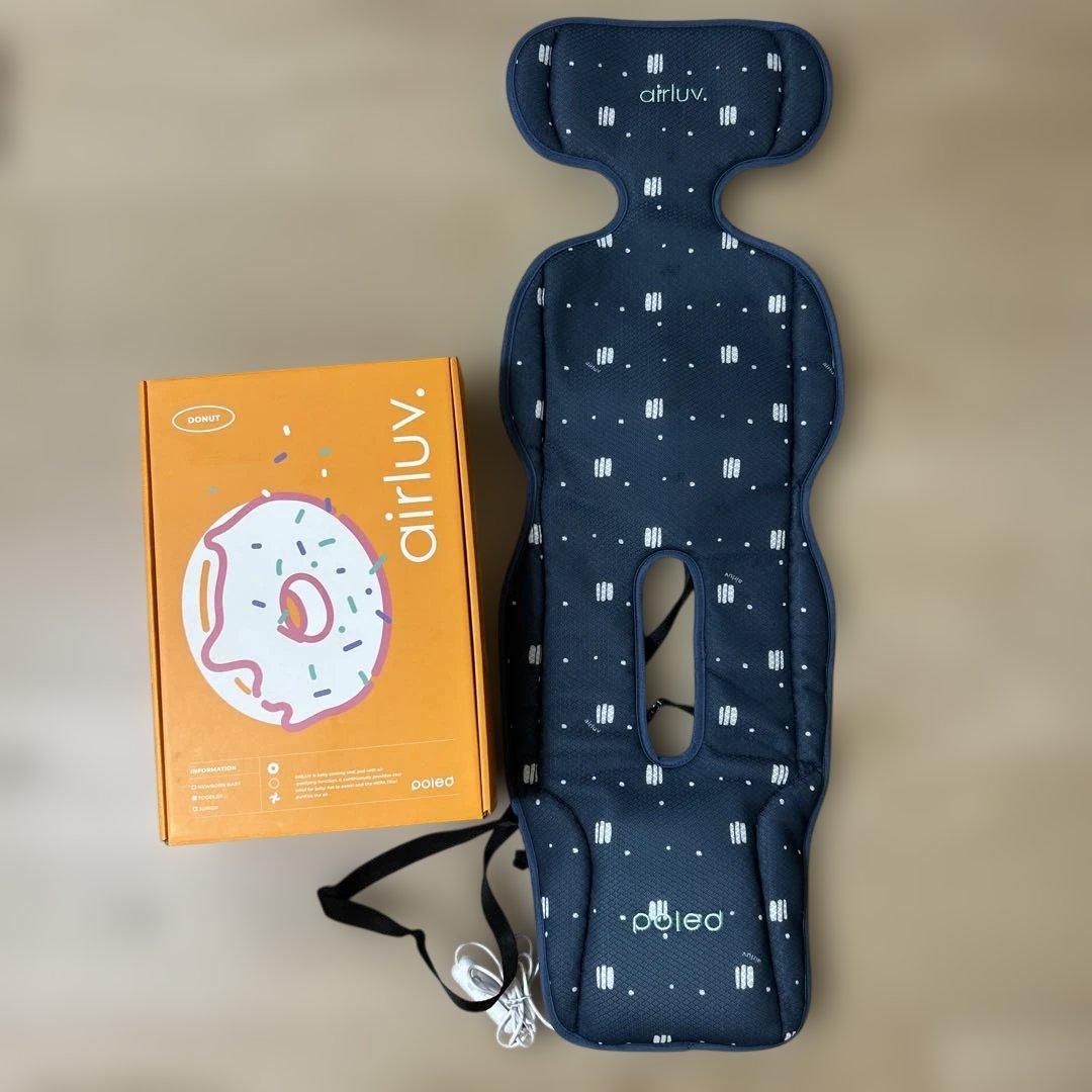 数回使用　エアラブ4 ドーナツ　スノーブルー