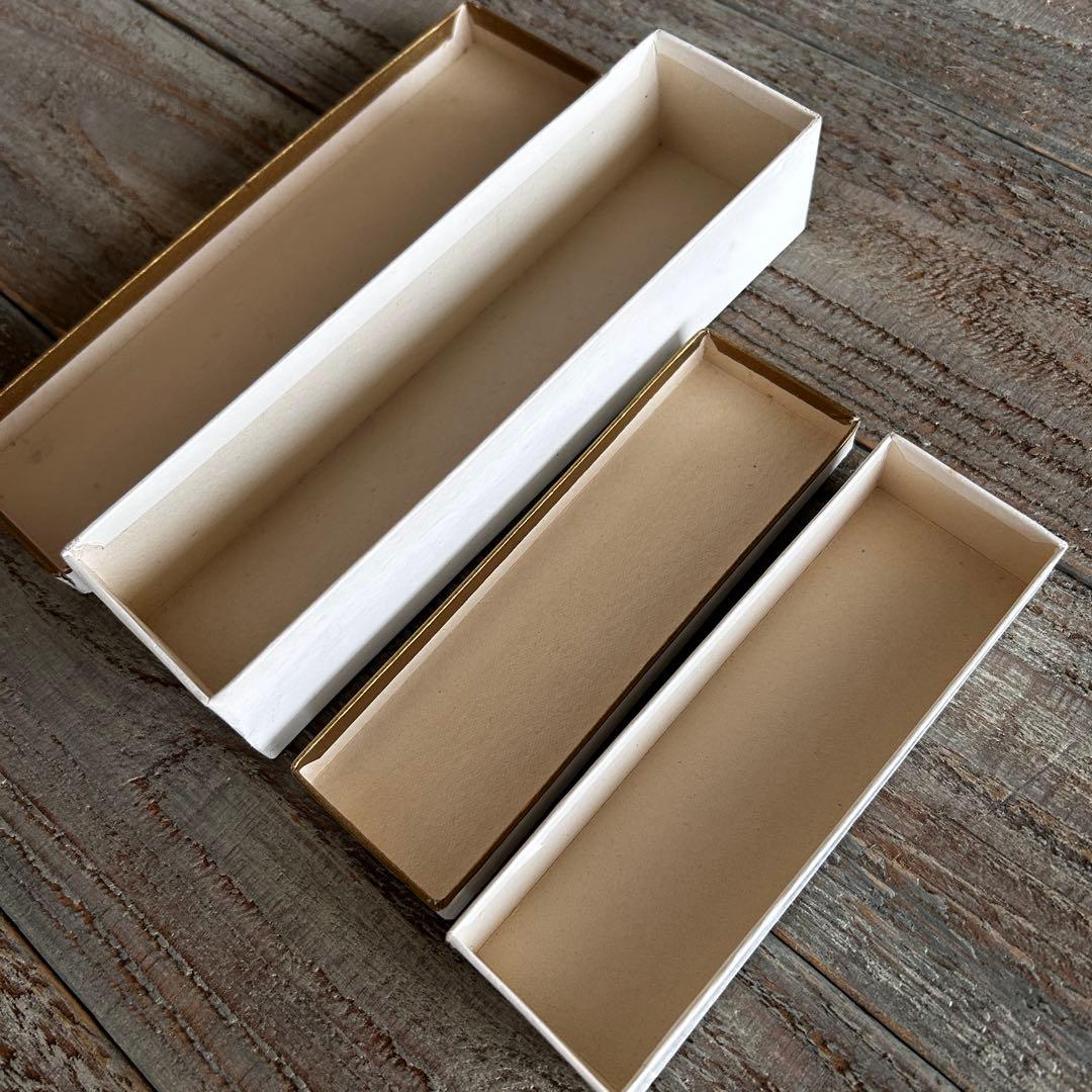 フランス アンティーク 時計師の紙箱 2点セット 店名入り