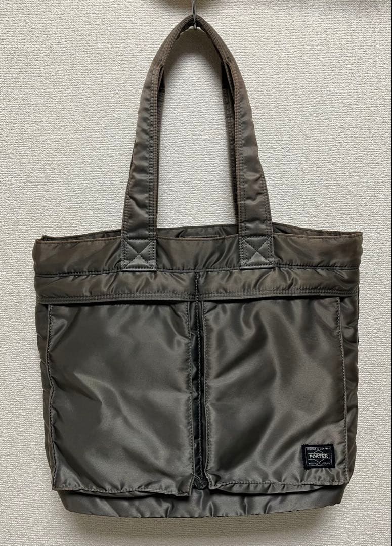 PORTER TANKER ポータータンカー　トートバッグ　シルバーグレー