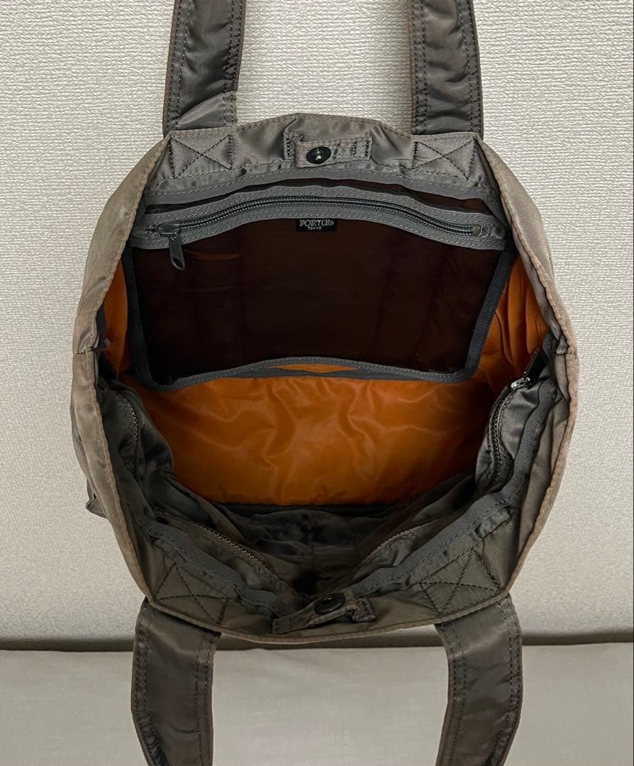 PORTER TANKER ポータータンカー　トートバッグ　シルバーグレー