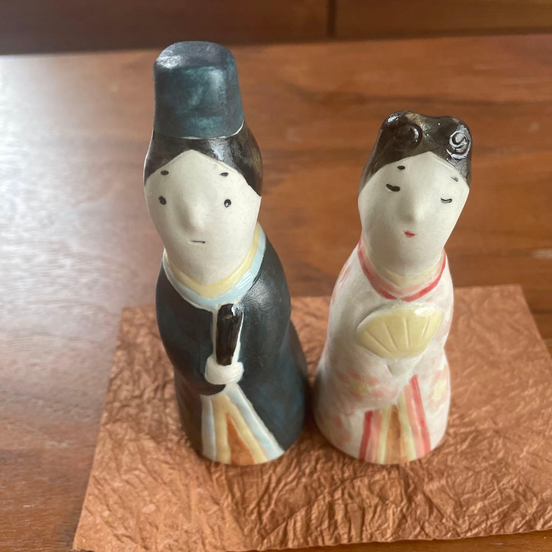 草舟　金子佐知恵さん　陶器　雛人形