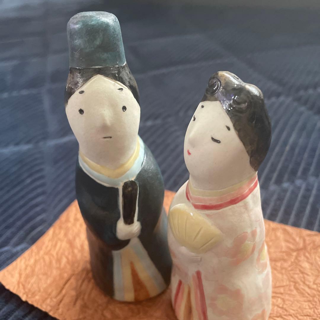 草舟　金子佐知恵さん　陶器　雛人形