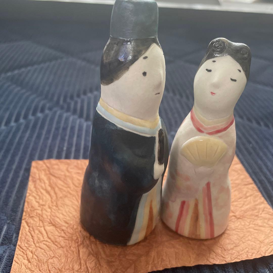 草舟　金子佐知恵さん　陶器　雛人形