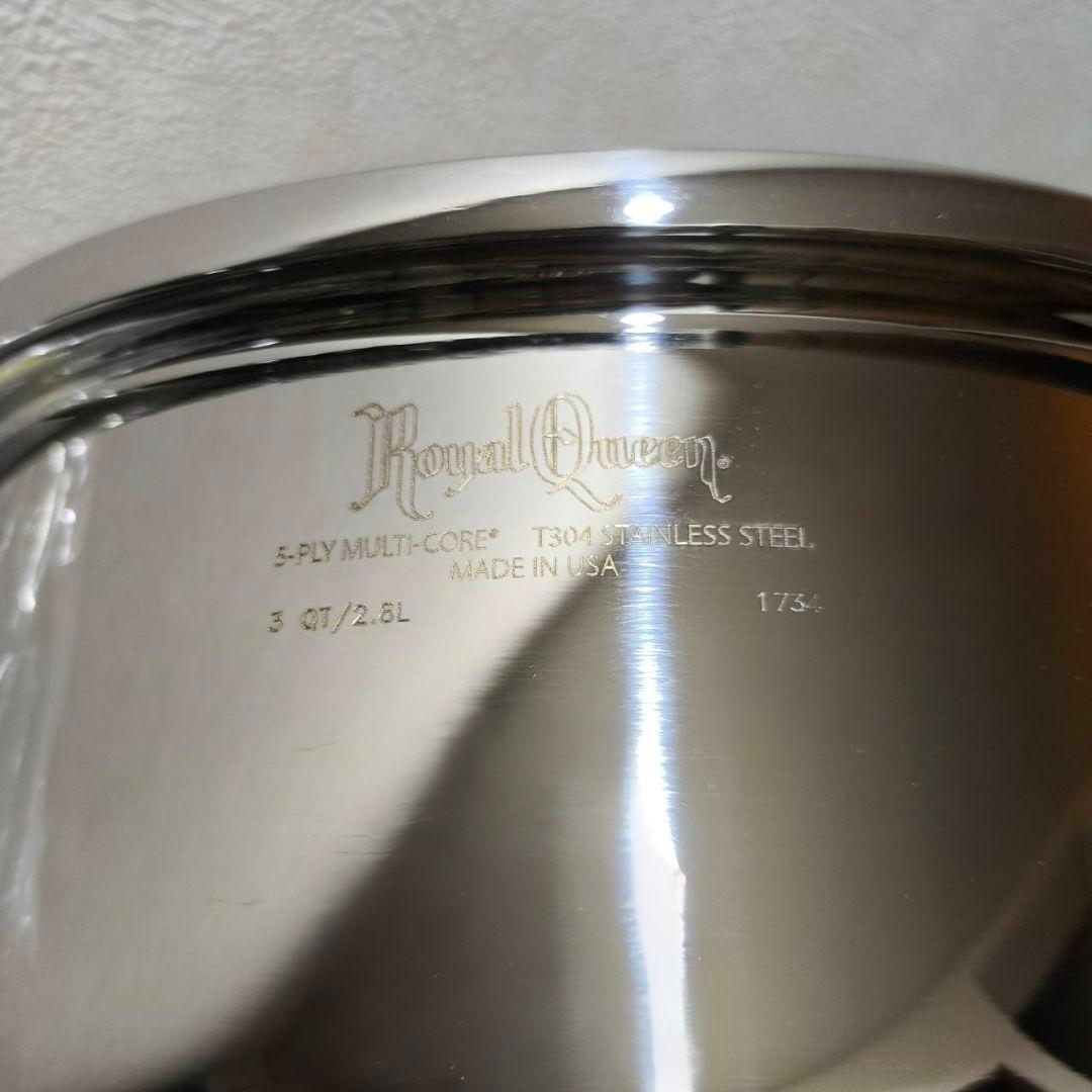 専用ロイヤルクイーン 新品IH対応 フラワー Fセット 公式料理集付き@