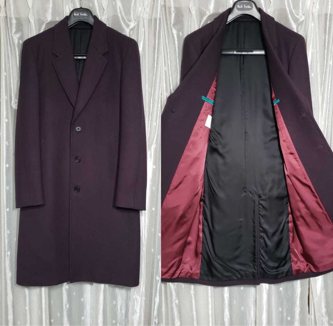 Paul Smith ワイン チェスターコート