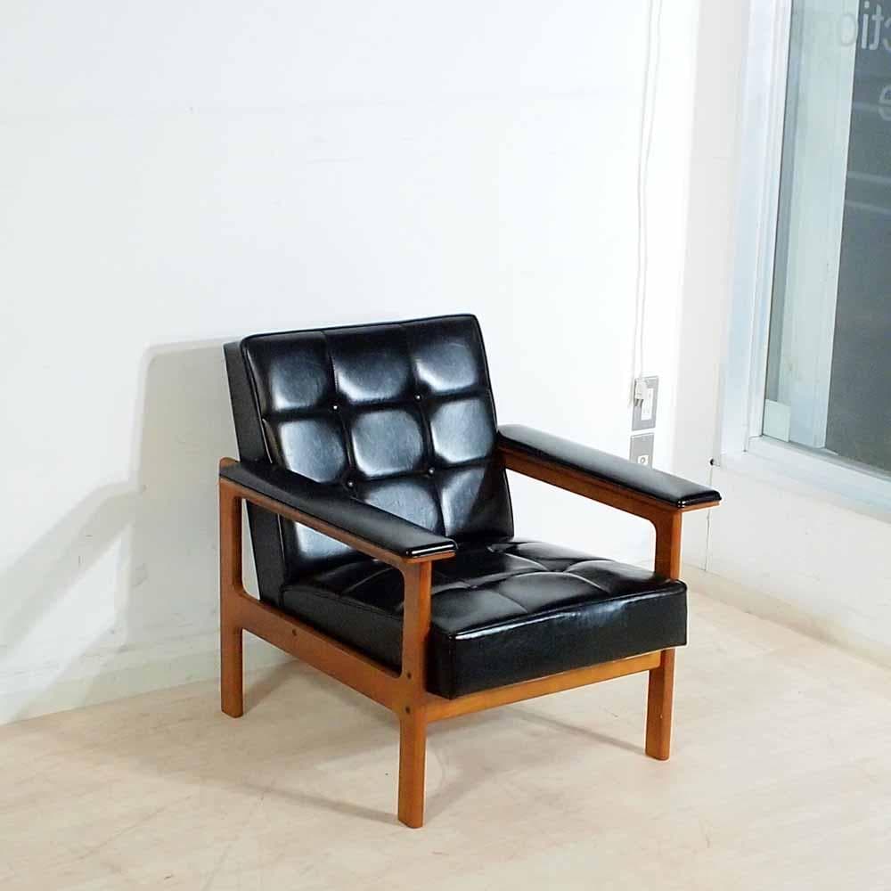 オールドカリモク シングルソファ A ワイドアーム Kチェア ZR24349