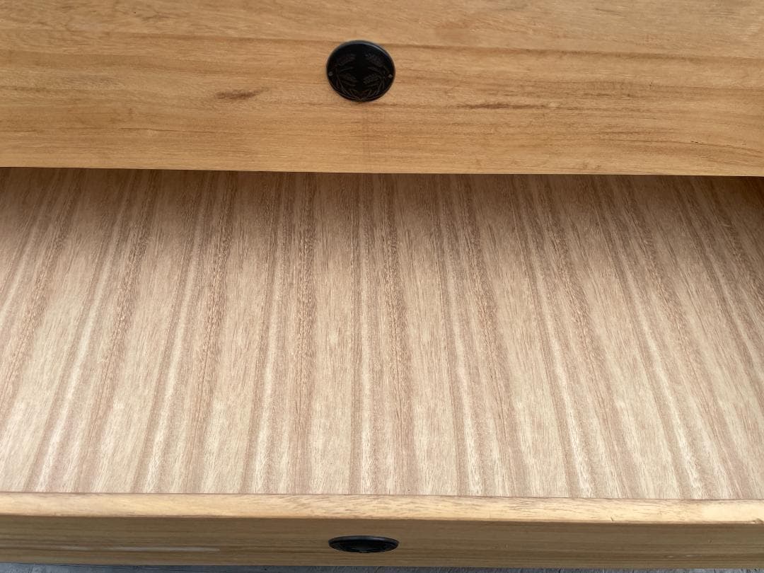 ★ 古家具 高級桐衣装箪笥 H114xW94.5xD44 桐 たんす タンス