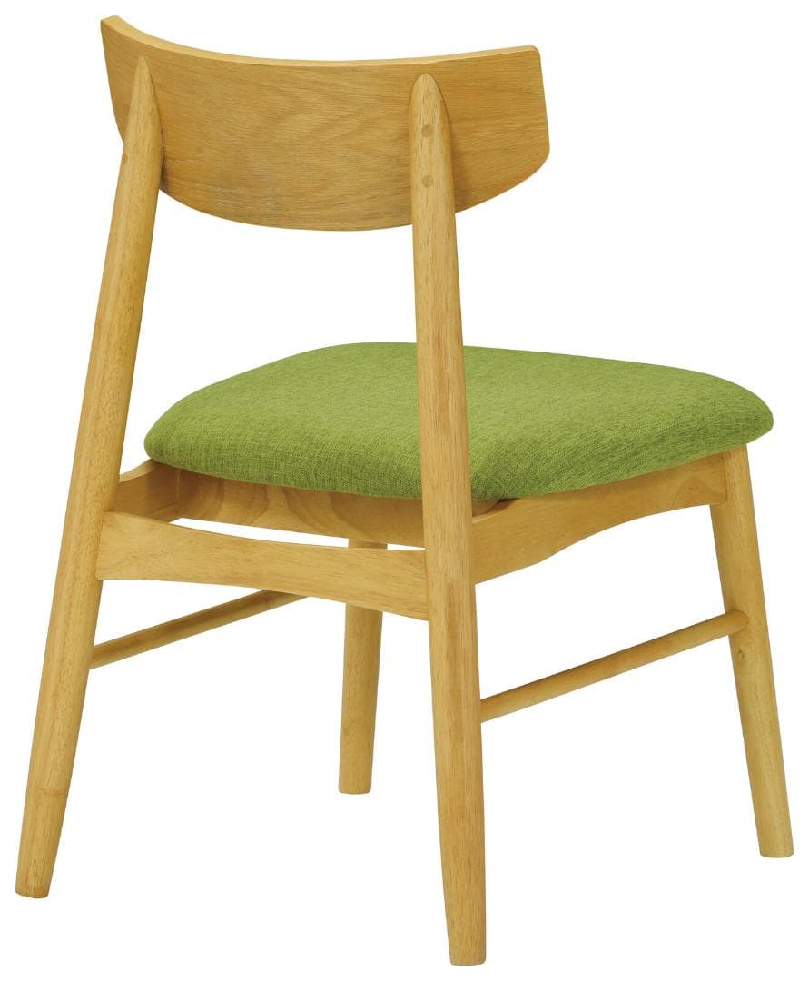 SK DC XS8　2脚　ダイニングチェア　ナチュラル＊グリーン