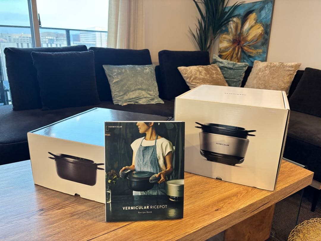 【新品未使用】VERMICULAR RICEPOT 圧力鍋 黒