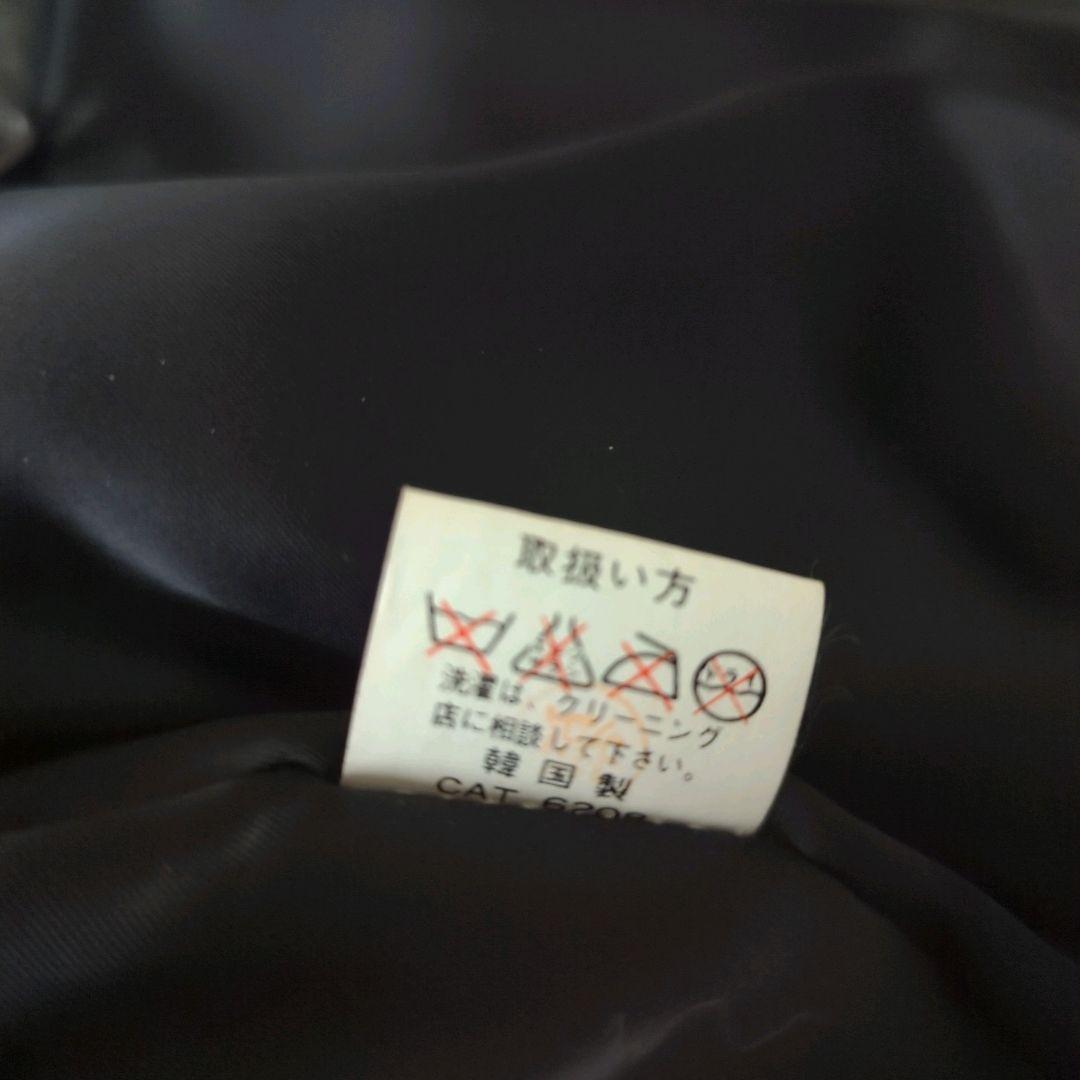 美品 A-1 G-1 フライトジャケット 襟ボア 本革 ブラック L