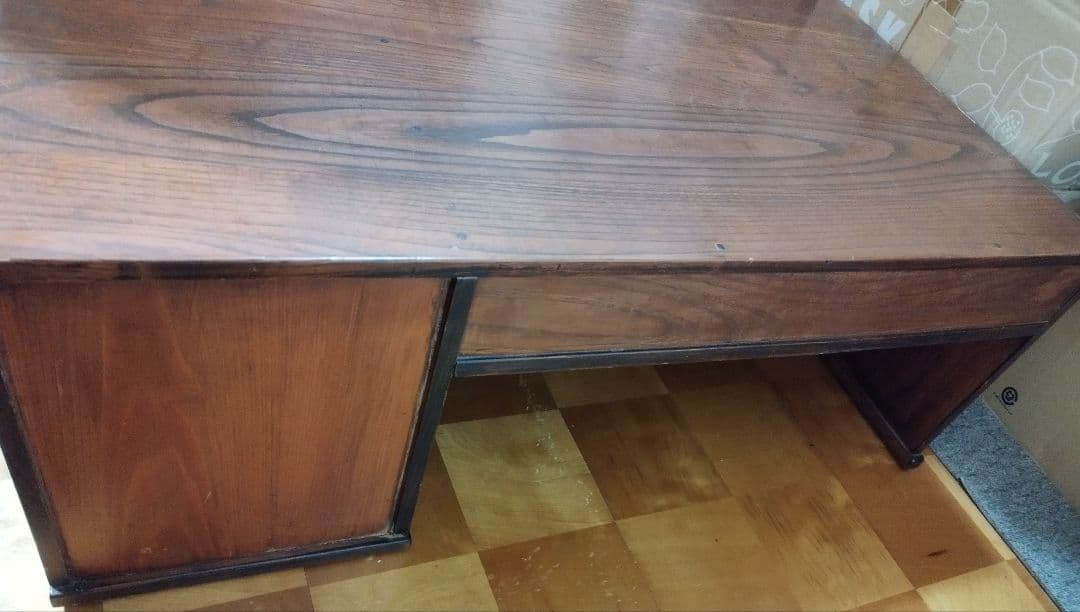 昭和レトロな木製文机 座卓