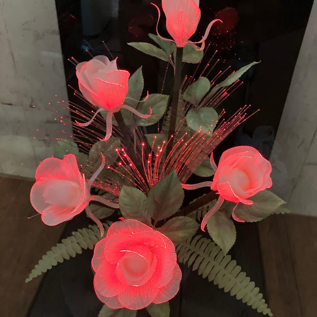 昭和レトロ Twinkle Star イルミネーション 光ファイバー フラワー