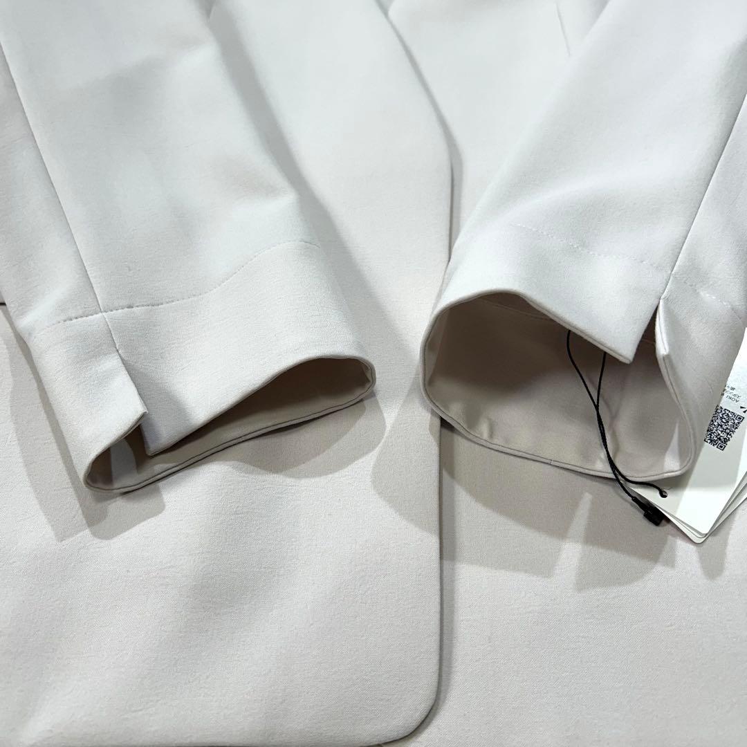 AOKI【未使用タグ付♡洗える♪】ノーカラースーツセットアップ　パンツ　Lサイズ