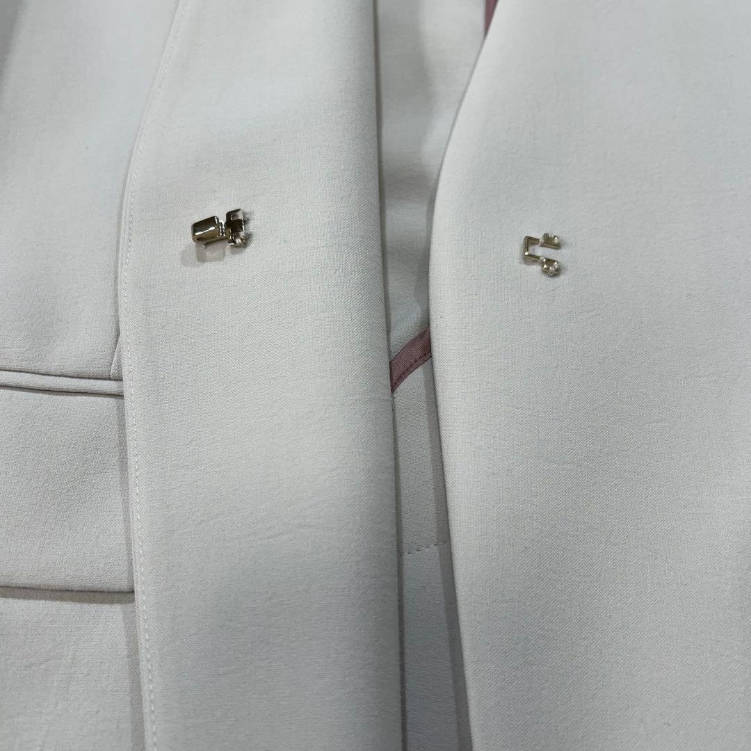 AOKI【未使用タグ付♡洗える♪】ノーカラースーツセットアップ　パンツ　Lサイズ